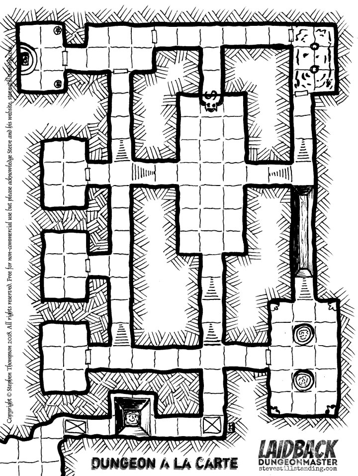 Dungeon A La Carte - Laidback DM - stevestillstanding copy