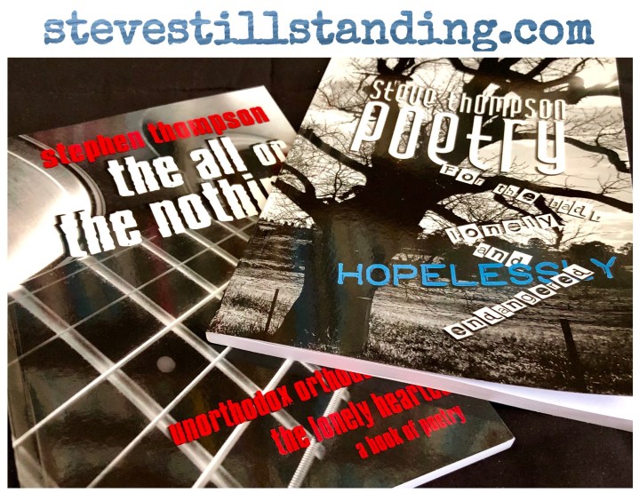poetry books - stevestillstanding