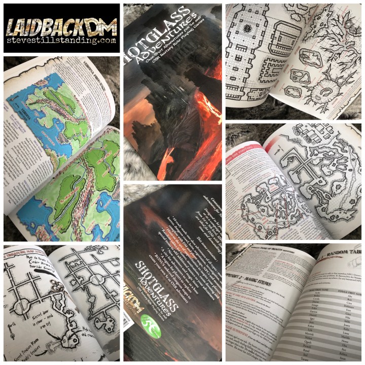 Shotglass Adventures book - Laidback DM
