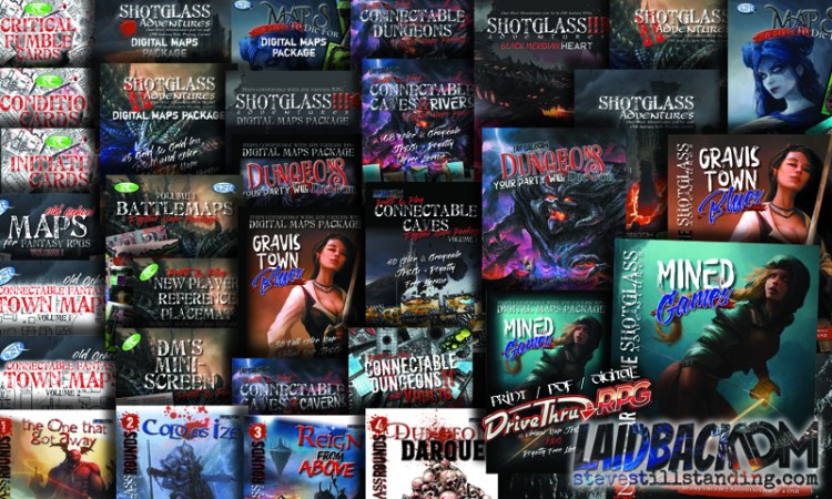 Laidback DM products at DrivethruRPG
