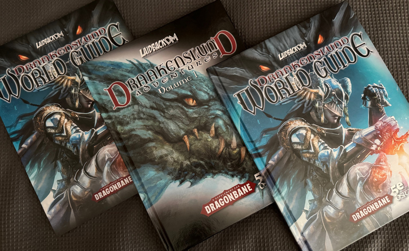 DRAAKENSLUND ADVENTURES Vol. 1 and DRAAKENSLUND WORLD GUIDE Print